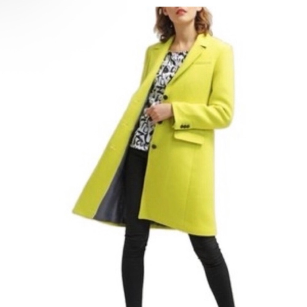 Banana Republic citron long coat